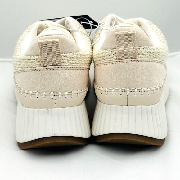 Universal Thread Womens Light Beige Platform Sneakers Size 12 Textured Knit NWD - Picture 2 of 9
